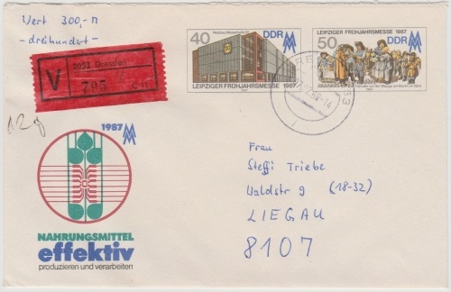 U 6 portogerecht verwendet mit Stempel von Dresden